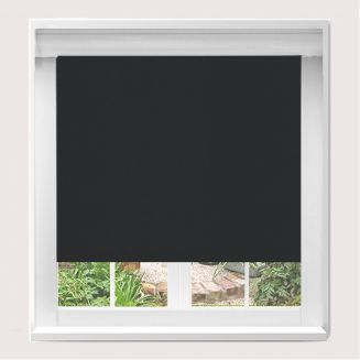 Banlight Duo Fr Blackout Black Blockout Roller Blind