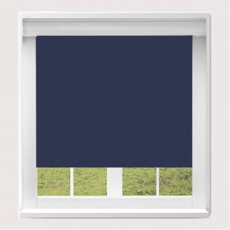 Banlight Duo Fr Blackout Navy Blockout Roller Blind