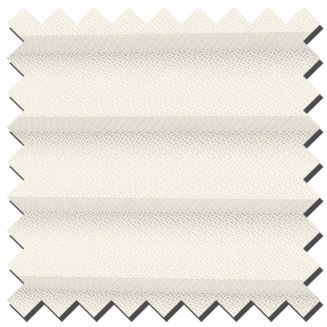 Intu Calia Asc Fr Cream Pleated Blind With Gunmetal Cassette