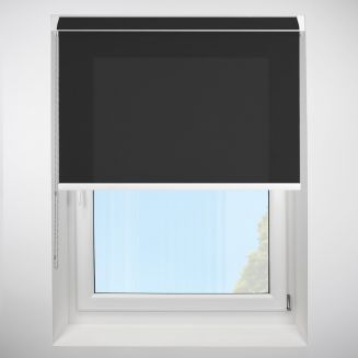 Polaris Black Grip Fit Roller Blind