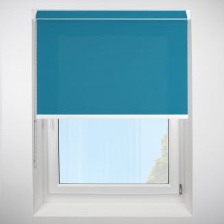 Polaris Teal Grip Fit Roller Blind