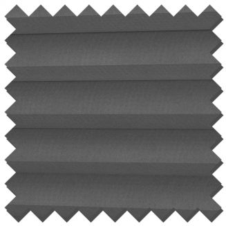 Intu Hive Blackout Black Pleated Blind With White Cassette