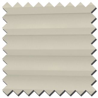 Intu Hive Blackout Cream Pleated Blind With White Cassette