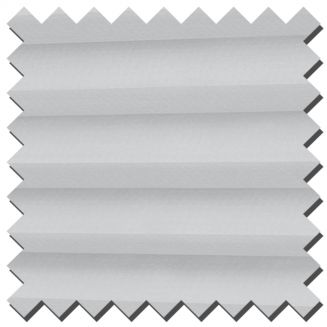 Intu Hive Plain Iron Pleated Blind With White Cassette