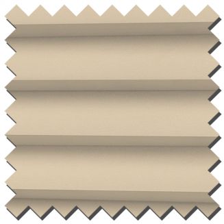 Intu Infusion Asc Beige Pleated Blind With Gunmetal Cassette