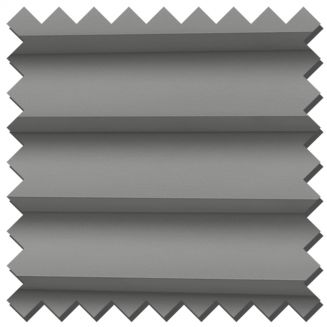 Intu Infusion Asc Concrete Pleated Blind With Gunmetal Cassette