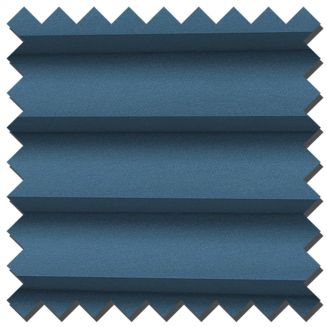 Infusion Asc Indigo Pleated Blind With White Frame