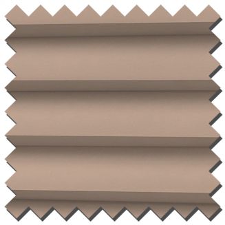 Intu Infusion Asc Taupe Pleated Blind With Gunmetal Cassette