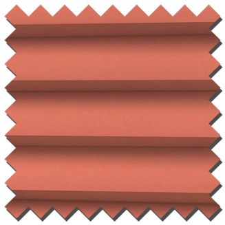 Intu Infusion Asc Terracotta Pleated Blind With Gunmetal Cassette