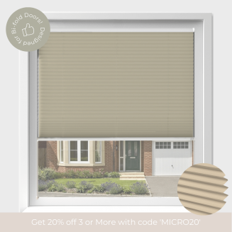 Intu Micro Infusion Asc Beige Pleated Blind