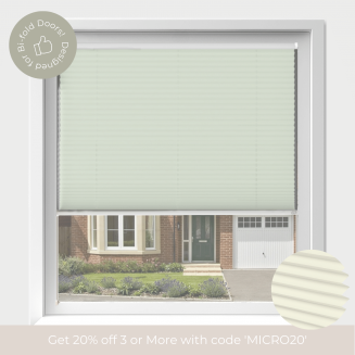 Intu Micro Infusion Asc Cream Pleated Blind