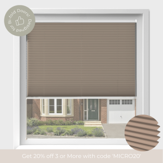 Intu Micro Infusion Asc Taupe Pleated Blind