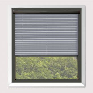 Intu Calia Asc Fr Iron Pleated Blind With Gunmetal Cassette