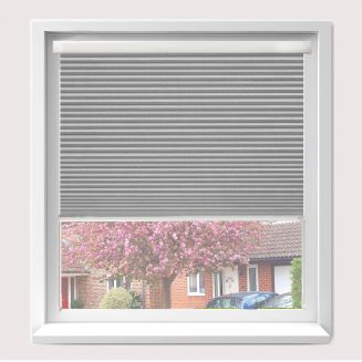 Intu Hive Matrix Blackout Silver Pleated Blind