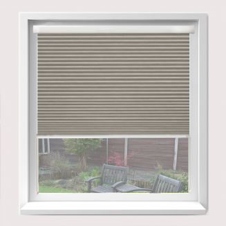 Intu Hive Silkweave Hills Pleated Blind With White Cassette