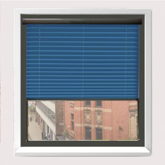 Intu Infusion Asc Azure Pleated Blind With Gunmetal Cassette