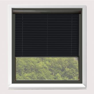 Intu Infusion Asc Black Pleated Blind With Gunmetal Cassette