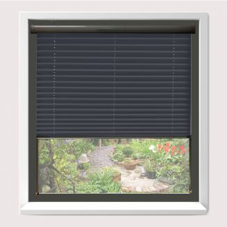 Intu Infusion Asc Charcoal Pleated Blind With Gunmetal Cassette