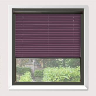 Intu Infusion Asc Purple Pleated Blind With Gunmetal Cassette