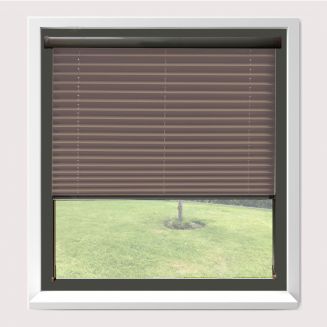 Intu Infusion Asc Taupe Pleated Blind With Gunmetal Cassette