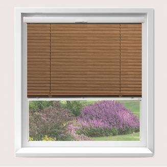 Intu Venetian Wood Effect Teak Venetian Blind