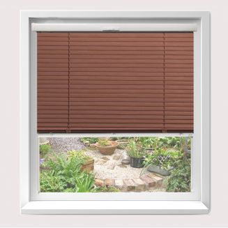 Intu Venetian Wood Effect Walnut Venetian Blind