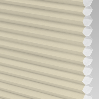 Intu Micro Hive Cream Pleated Blind