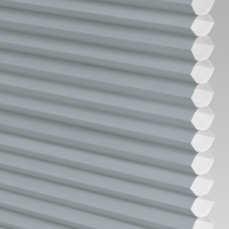 Intu Micro Hive Grey Pleated Blind