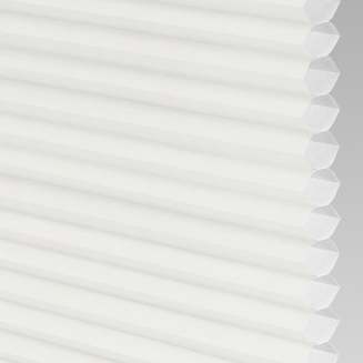 Intu Micro Hive White Pleated Blind