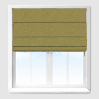 Lima Olive Roman Blind