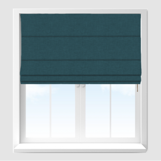 Lima Peacock Roman Blind