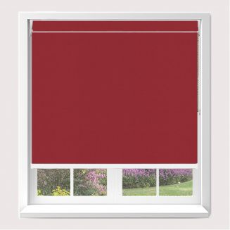 Open Cassette 70mm Banlight Duo Fr Blackout Cerise Roller Blind