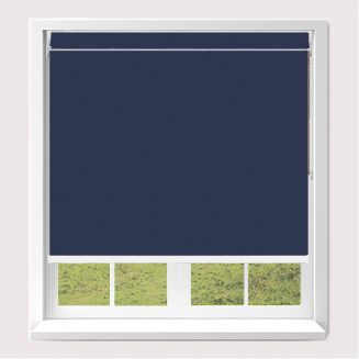 Open Cassette 70mm Banlight Duo Fr Blackout Navy Roller Blind