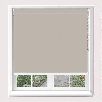 Open Cassette 70mm Banlight Duo Fr Blackout Stone Grey Roller Blind