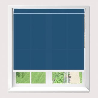 Open Cassette 70mm Banlight Duo Fr Blackout Atlantic Blue Roller Blind