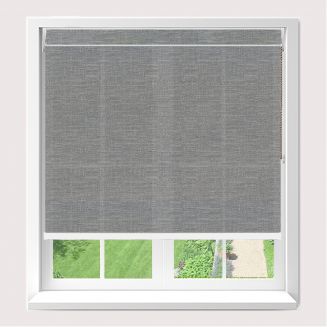 Open Cassette 70 Mariella Charcoal Roller Blind  