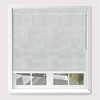 Open Cassette 70 Patiche Silver Roller Blind  