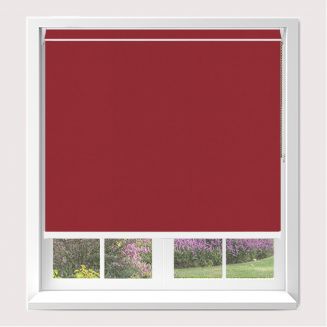 Open Cassette 40mm Banlight Duo Fr Blackout Cerise Roller Blind