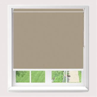 Open Cassette 40mm Banlight Duo Fr Blackout Sand Roller Blind