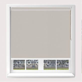 Open Cassette 40mm Banlight Duo Fr Blackout Silver Roller Blind