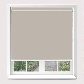 Open Cassette 40mm Banlight Duo Fr Blackout Stone Grey Roller Blind