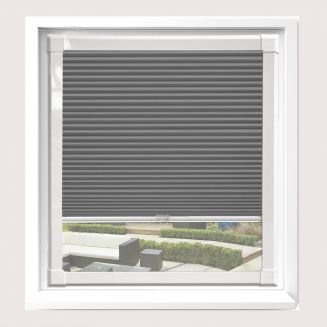 Hive Blackout Fr Concrete Perfect Fit Pleated Blind