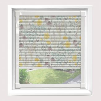 Meadow Flower Acs Grape Perfect Fit Pleated Blind  