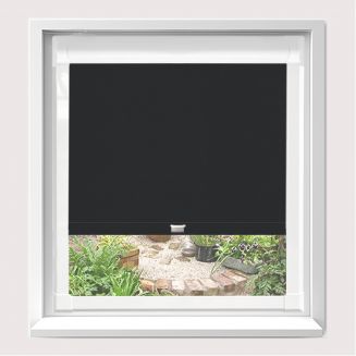 Banlight Duo Fr Blackout Black Perfect Fit Roller Blind