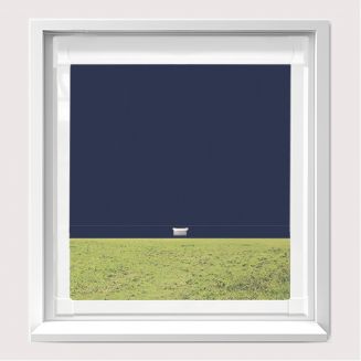 Banlight Duo Fr Blackout Navy Perfect Fit Roller Blind