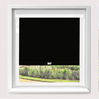 Ex Lite Blackout Black Perfect Fit Roller Blind