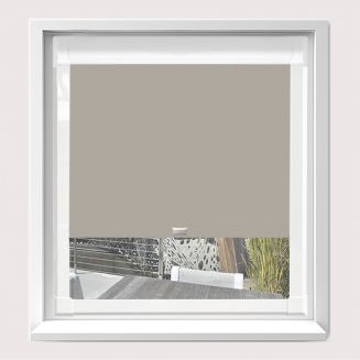 Ex Lite Blackout Light Grey Perfect Fit Roller Blind