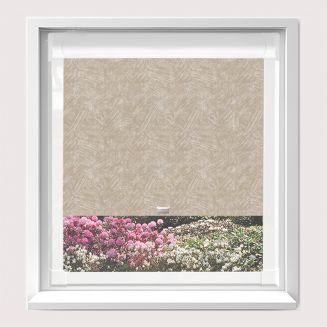 Romany Blackout Putty Perfect Fit Roller Blind