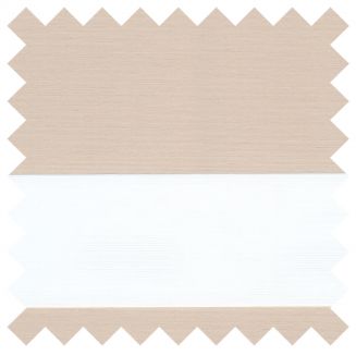 Senses Mirage Poise Beige Roller Blind With White Cassette