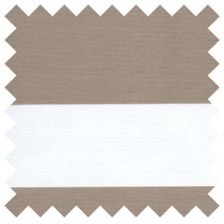 Senses Mirage Poise Brown Roller Blind With White Cassette